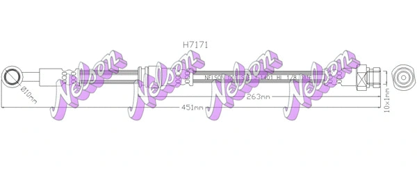 Brake Hose (H7171)