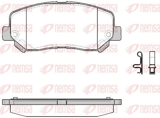 Brake Pad Set, disc brake (1513 22)