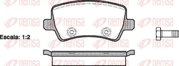 Brake Pad Set, disc brake (1236 00)