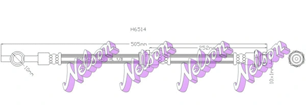 Brake Hose (H6514)