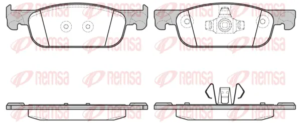 Brake Pad Set, disc brake (1718 00)
