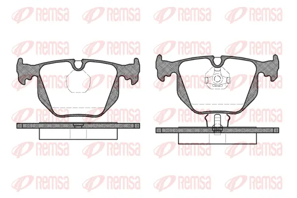 Brake Pad Set, disc brake (0381 00)