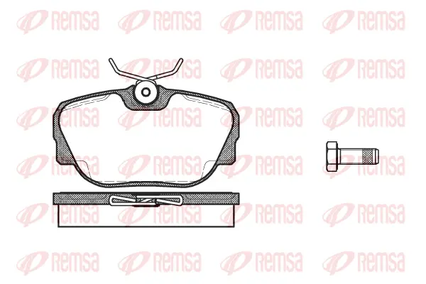 Brake Pad Set, disc brake (0296 00)