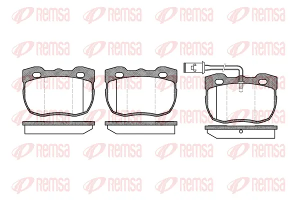 Brake Pad Set, disc brake (0267 11)