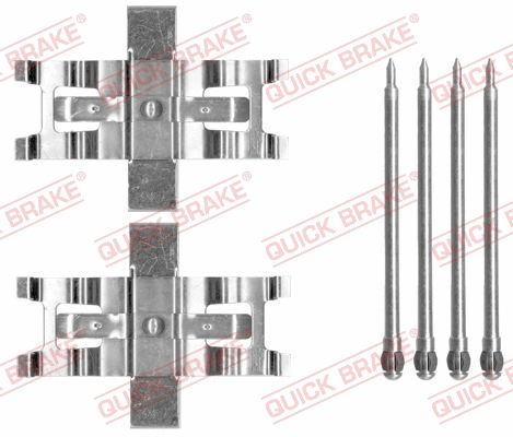 Accessory Kit, disc brake pad (109-1805)