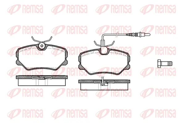 Brake Pad Set, disc brake (0262 02)