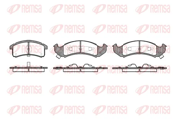 Brake Pad Set, disc brake (0569 00)
