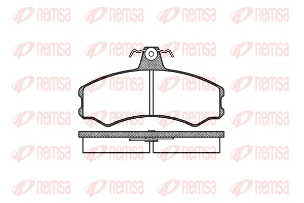 Brake Pad Set, disc brake (0143 00)