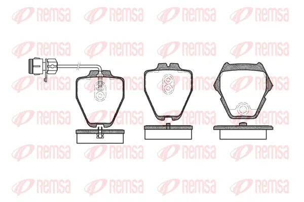 Brake Pad Set, disc brake (0752 12)