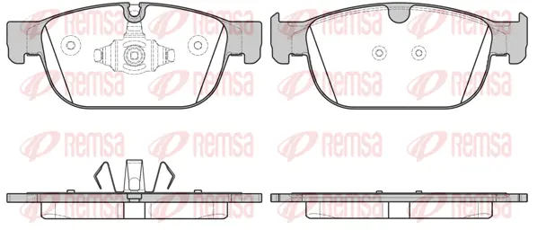 Brake Pad Set, disc brake (1696 00)