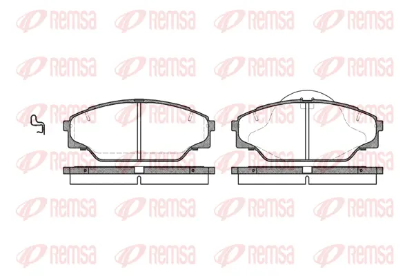 Brake Pad Set, disc brake (0442 04)
