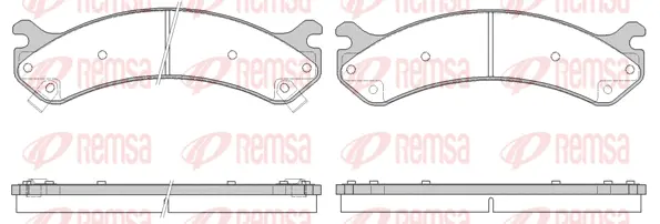 Brake Pad Set, disc brake (0756 02)