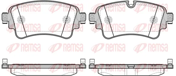 Brake Pad Set, disc brake (1669 08)