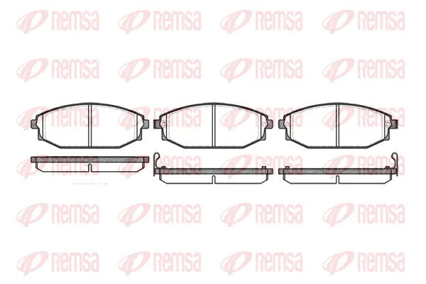 Brake Pad Set, disc brake (0734 02)