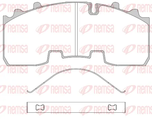 Brake Pad Set, disc brake (JCA1556.00)