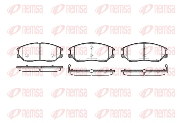 Brake Pad Set, disc brake (1085 02)