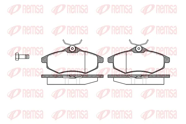 Brake Pad Set, disc brake (0881 00)