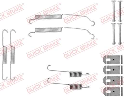 Accessory Kit, brake shoes (105-0015)