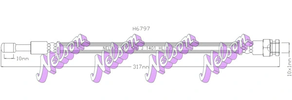 Brake Hose (H6797)