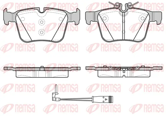 Brake Pad Set, disc brake (1516 21)