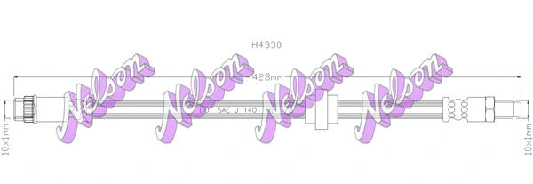 Brake Hose (H4330)