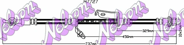 Brake Hose (H7727)