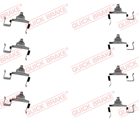 Accessory Kit, disc brake pad (109-1697)