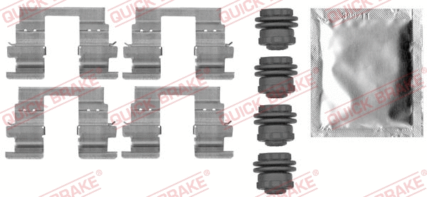 Accessory Kit, disc brake pad (109-0013)