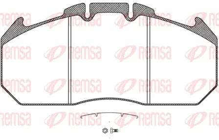 Brake Pad Set, disc brake (JCA1034.30)