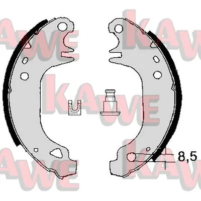 Brake Shoe Set (03110)