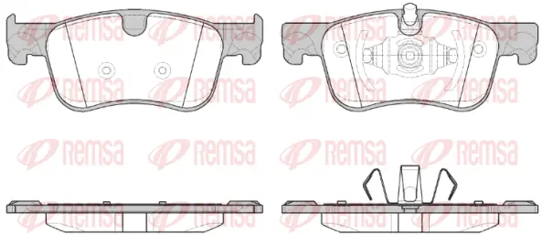 Brake Pad Set, disc brake (1580 00)