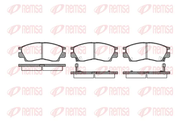 Brake Pad Set, disc brake (0290 02)