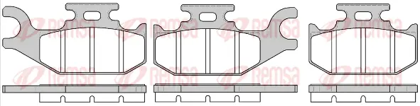 Brake Pad Set, disc brake (1519 00)