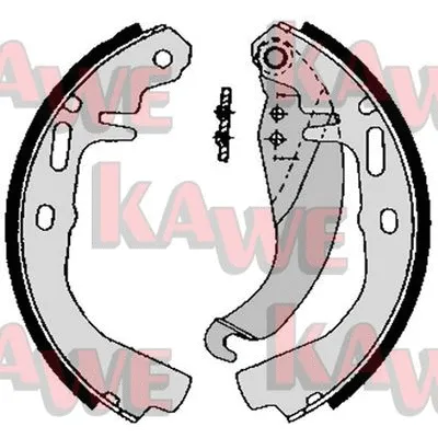 Brake Shoe Set (02500)