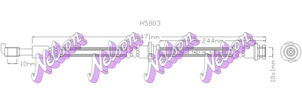 Brake Hose (H5803)