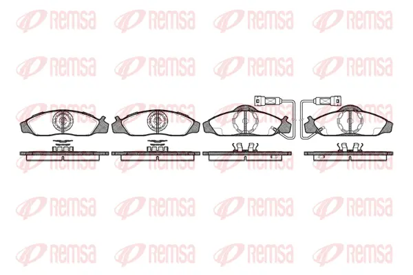 Brake Pad Set, disc brake (0624 02)