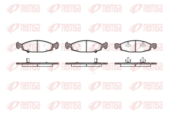 Brake Pad Set, disc brake (0736 02)