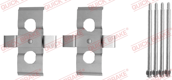 Accessory Kit, disc brake pad (109-1635)