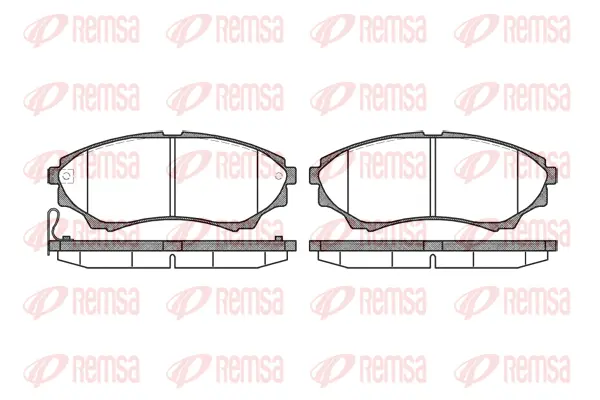Brake Pad Set, disc brake (1151 00)