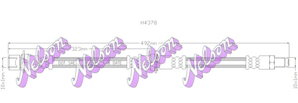 Brake Hose (H4378)