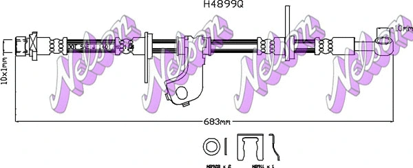 Brake Hose (H4899Q)