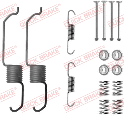 Accessory Kit, brake shoes (105-0825)