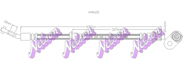 Brake Hose (H4622)