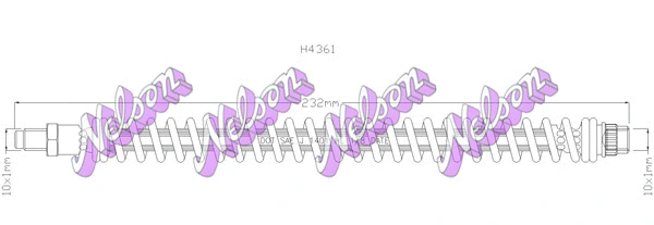 Brake Hose (H4361)