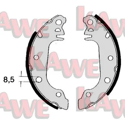 Brake Shoe Set (04710)