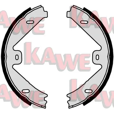 Brake Shoe Set, parking brake (09840)
