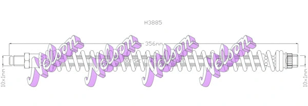 Brake Hose (H3885)