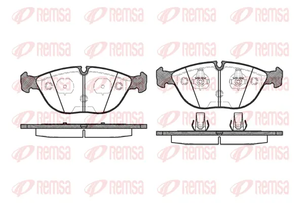 Brake Pad Set, disc brake (0597 00)
