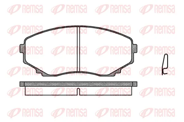 Brake Pad Set, disc brake (0397 00)
