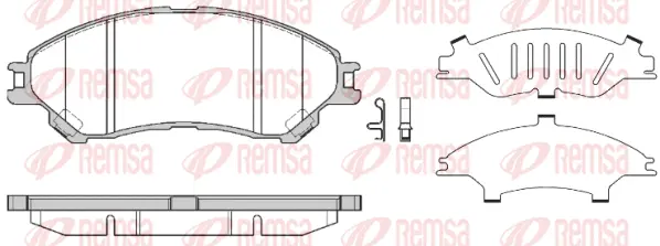 Brake Pad Set, disc brake (1589 02)